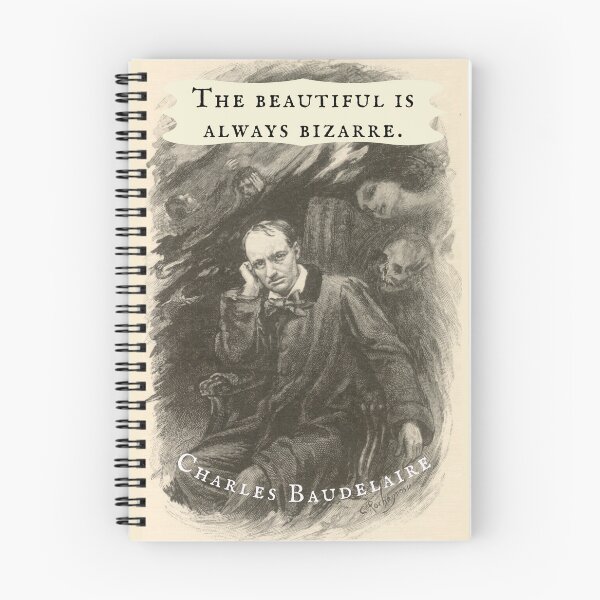 Item preview, Charles Baudelaire quote: The beautiful is always bizarre.  designed and sold by artbleed.