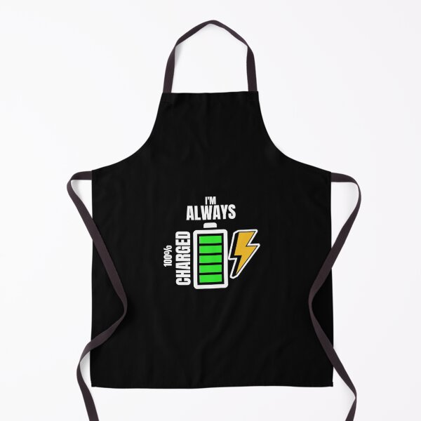 Item preview, I'm Always 100% charged designed and sold by LevelUpMerchs.