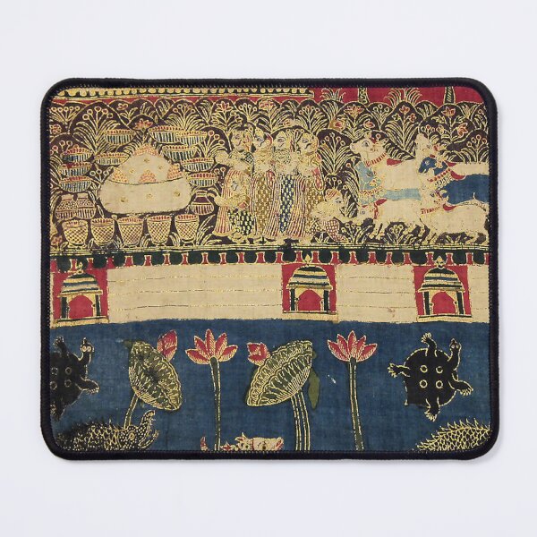 Item preview, Rajasthan Temple cloth celebrating Krishna  designed and sold by AnimaliaStar.
