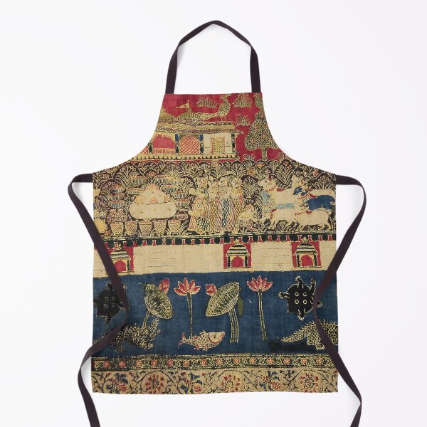 Item preview, Rajasthan Temple cloth celebrating Krishna designed and sold by AnimaliaStar.