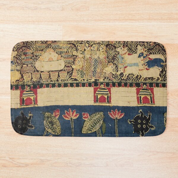 Item preview, Rajasthan Temple cloth celebrating Krishna  designed and sold by AnimaliaStar.