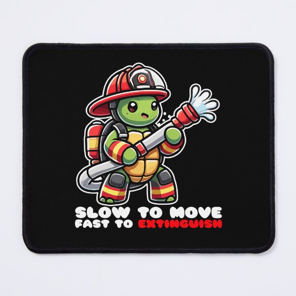 Item preview, Turtle Firefighter - Slow to Move Fast to Extinguish designed and sold by MaateoDesign.