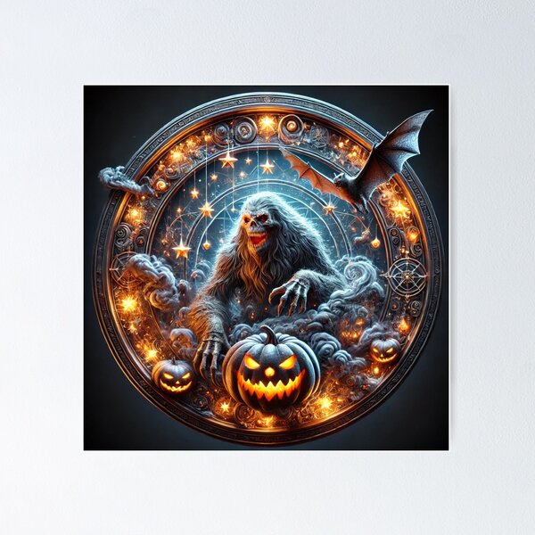 Item preview, Midnight Horror - Guardians of the Haunted Cosmos designed and sold by WheelieGdArt.