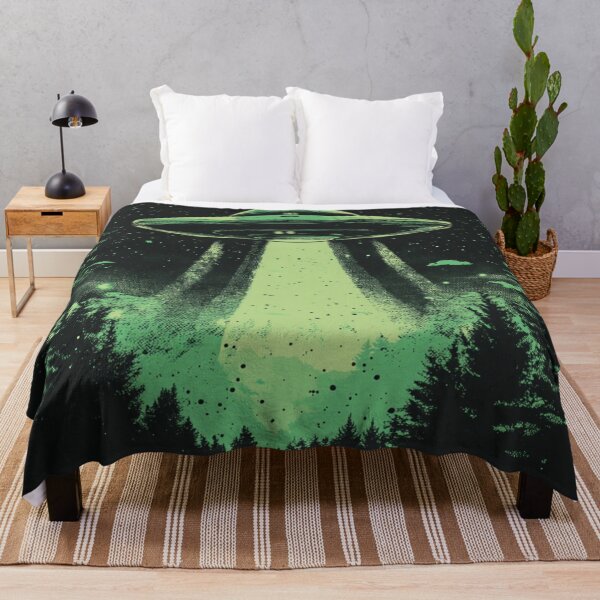 Item preview, Aliens Retro Ufo Art designed and sold by GrinGalore.