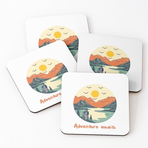 Item preview, Adventure Awaits designed and sold by LevelUpMerchs.