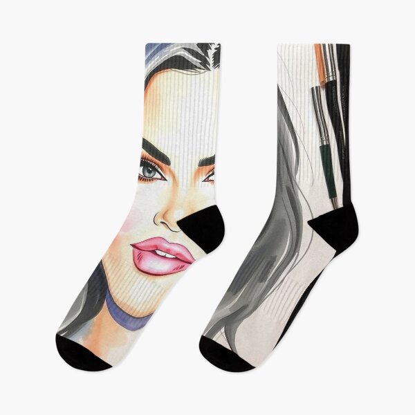 Item preview, Beautiful Kim Kardashian watercolor Painting designed and sold by Juana-.