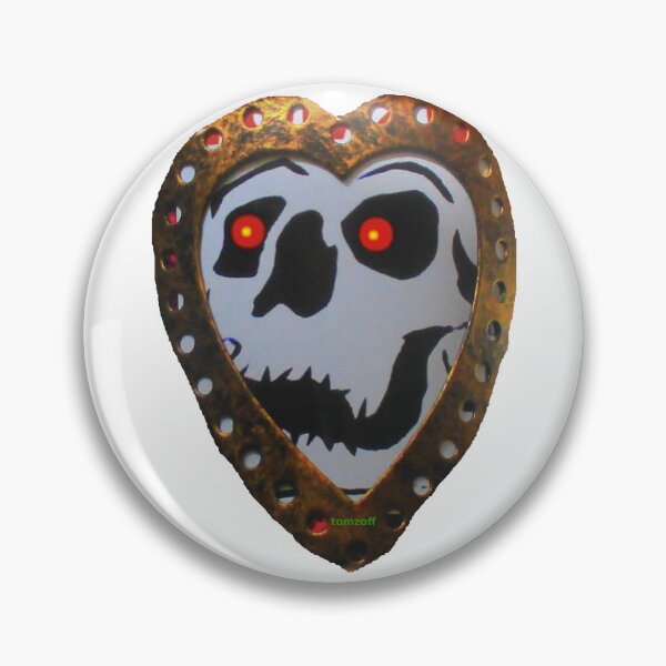 Item preview, A HEARTfelt skull with shining eyes! designed and sold by ZoffArt-Shop.