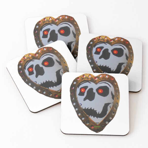 Item preview, A HEARTfelt skull with shining eyes! designed and sold by ZoffArt-Shop.