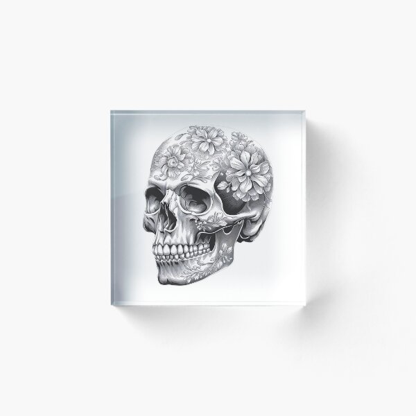 Item preview, Skull Floral designed and sold by CookiesMerch.