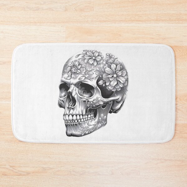 Item preview, Skull Floral designed and sold by CookiesMerch.