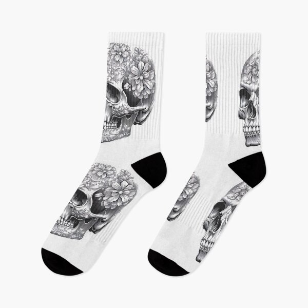 Item preview, Skull Floral designed and sold by CookiesMerch.