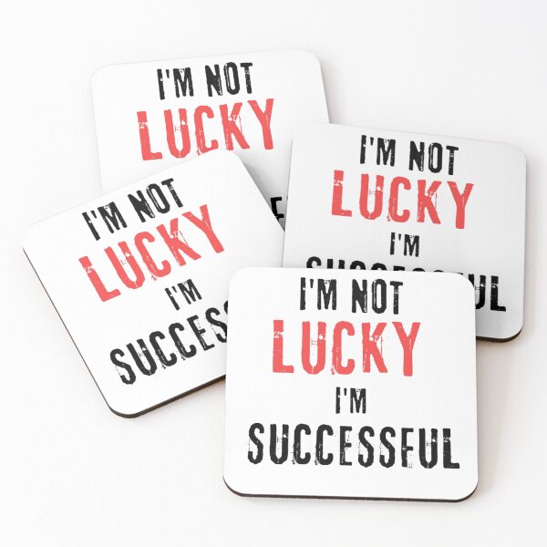 Item preview, I'm Not Lucky, I'm Successful designed and sold by LevelUpMerchs.
