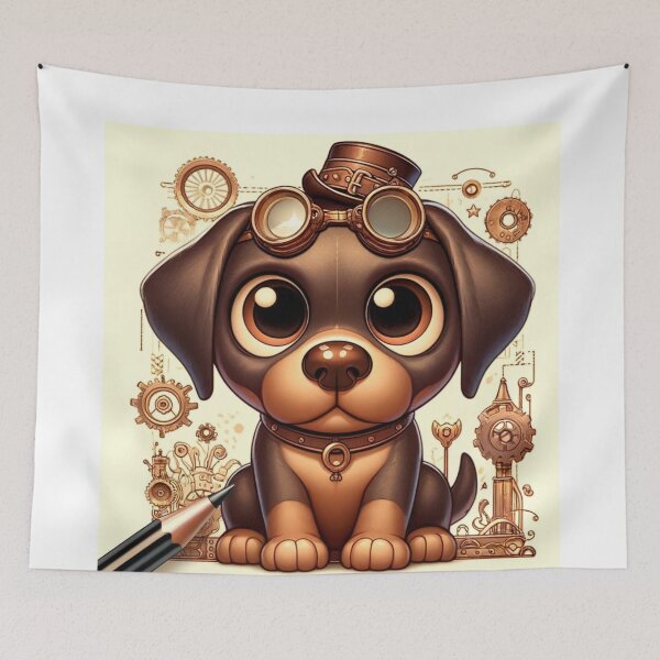 Item preview, Steampunk Boerboel Dog designed and sold by Sillytoe.