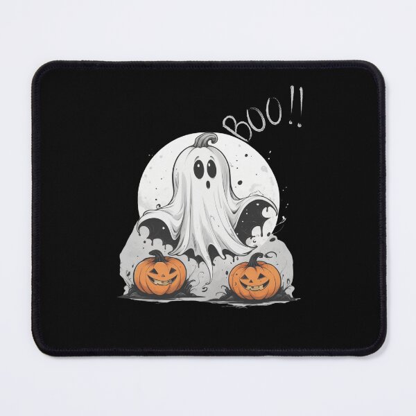 Item preview, Funny Confused Ghost Pumpkin Boo designed and sold by FreeStyleTrend.