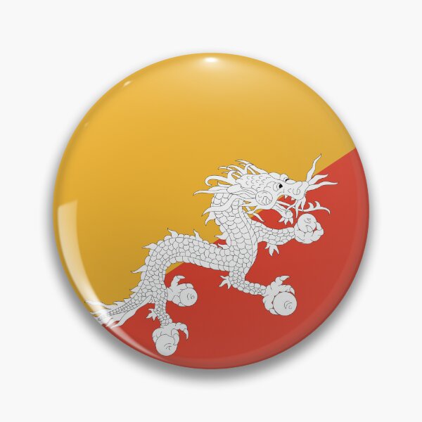 Item preview, Bhutan Flag Print: Strength, Harmony, and Spirituality designed and sold by communedesigns.