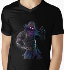 Camiseta de cuello en V Cuervo
