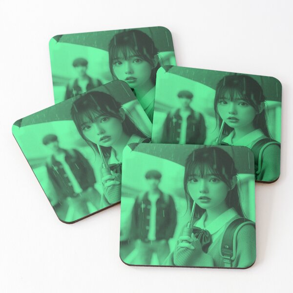 Item preview, Korean Aesthetic Girl in Rain Guy in Shadows designed and sold by choder61.