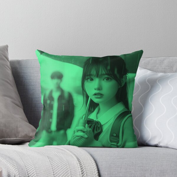 Item preview, Korean Aesthetic Girl in Rain Guy in Shadows designed and sold by choder61.