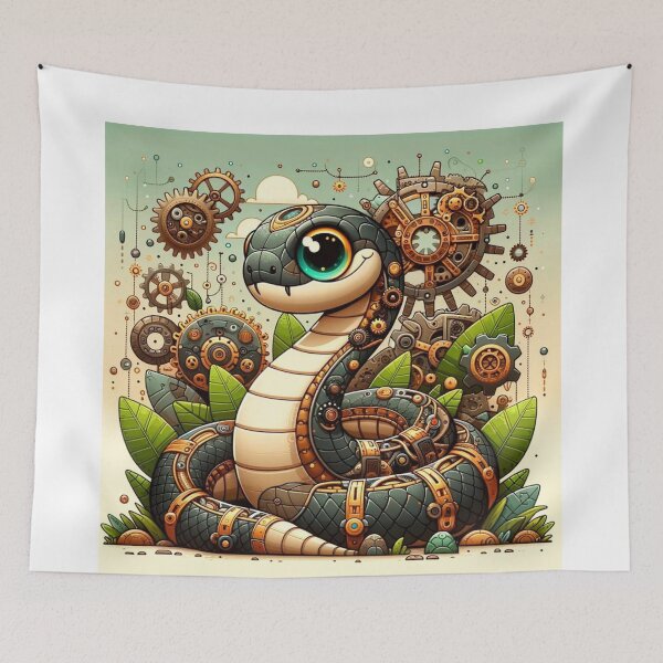 Item preview, Steampunk Bolivian Anaconda designed and sold by Sillytoe.