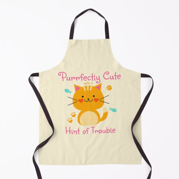 Item preview, Perfectly Cute with a Hint of Trouble - Cat Design designed and sold by Tulip Creators by This Definition.