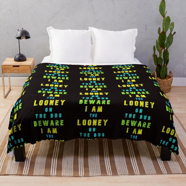 Item preview, Beware - I am The Looney On The Bus designed and sold by AlienAlmanac.