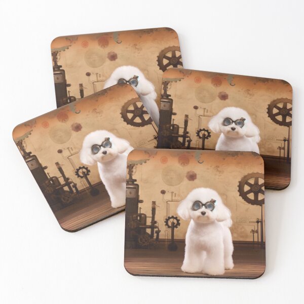 Item preview, Steampunk Bolognese dog designed and sold by Sillytoe.