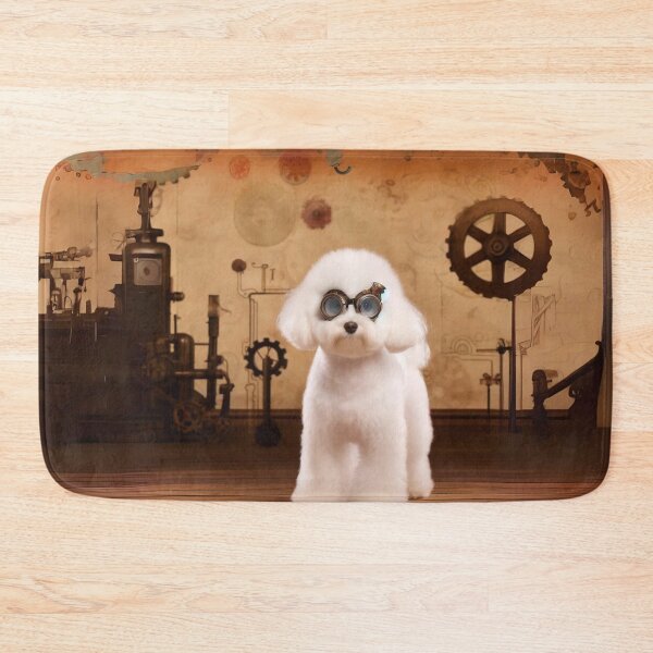 Item preview, Steampunk Bolognese dog designed and sold by Sillytoe.