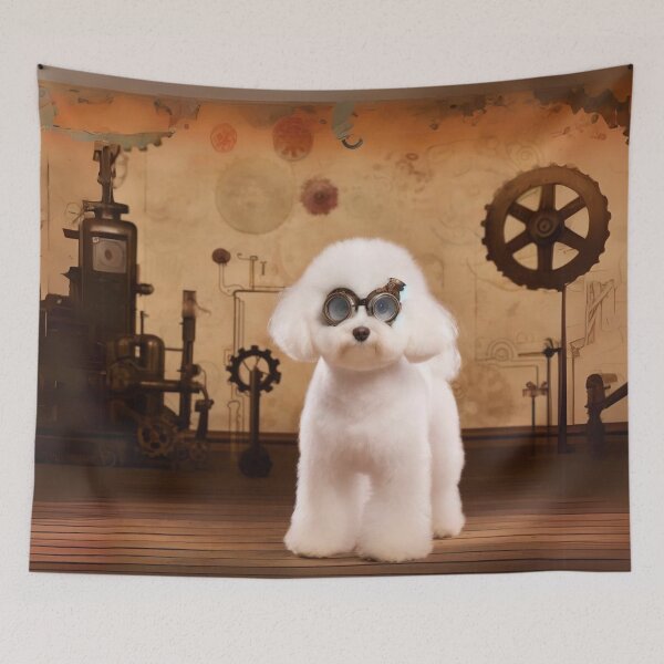 Item preview, Steampunk Bolognese dog designed and sold by Sillytoe.