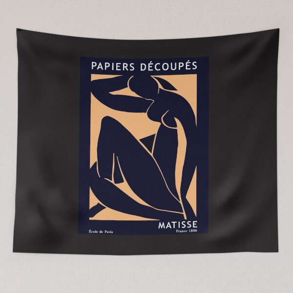 Item preview, MATISSE : Vintage 1890 Papiers Decoupes Ecole de Paris Advertising Art Print designed and sold by posterbobs.