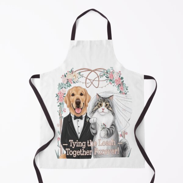 Item preview, Golden Retriever & Maine Coon Wedding Bliss designed and sold by Petpixy.