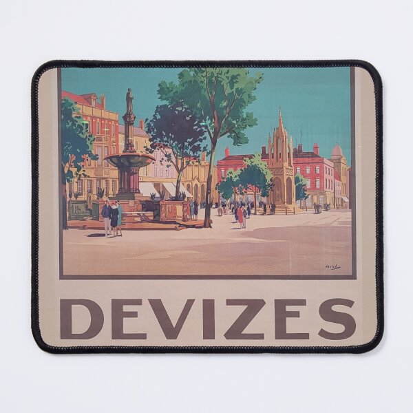 Item preview, Vintage Rail Travel Poster Wiltshire England UK designed and sold by KALEIDOSCOPE UK.