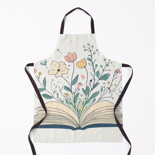 Item preview, Open Book With Flowers Art designed and sold by GrinGalore.