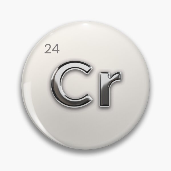 Artikelvorschau, Metallisches Cr 24 Chrom-Symboldesign entworfen und verkauft von trepiu.