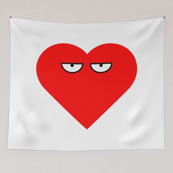 Item preview, Annoyed Red Heart designed and sold by larissa-myrie.