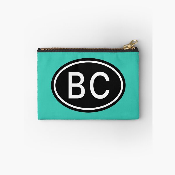 Artikelvorschau, BC Initialen Monogramm ovale weiße Buchstaben entworfen und verkauft von Jeallan Designs.