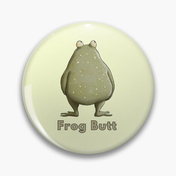 Item preview, Frog Butt, Frog Ass, Frog Butt, Funny, Frog, Meme designed and sold by ArtHouseNiklas.
