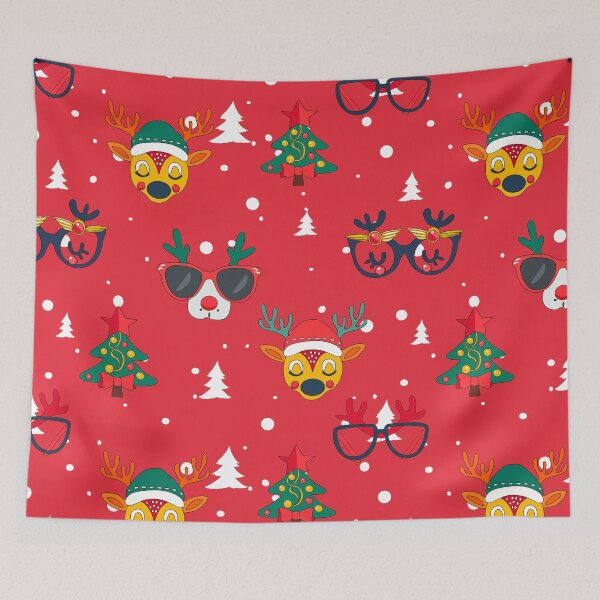 Item preview, Festive Reindeer Christmas Pattern.  designed and sold by Anastasiia Yurevych.