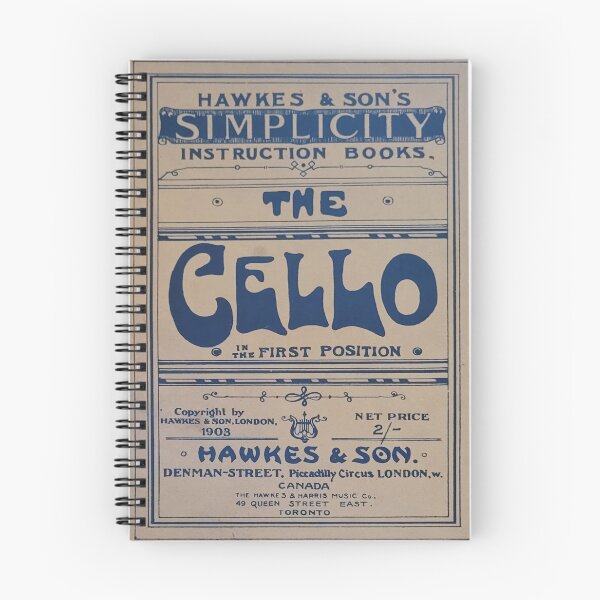 Item preview, Vintage Cello Poster Sheet Music designed and sold by KALEIDOSCOPE UK.