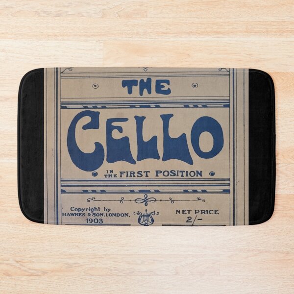 Item preview, Vintage Cello Poster Sheet Music designed and sold by KALEIDOSCOPE UK.