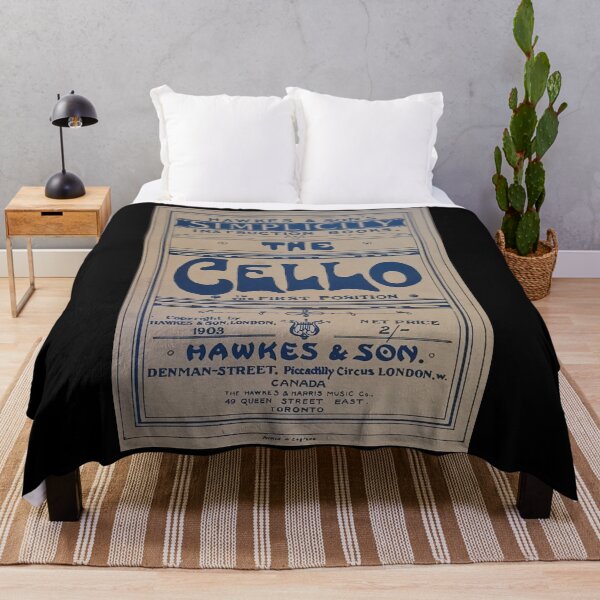 Item preview, Vintage Cello Poster Sheet Music designed and sold by KALEIDOSCOPE UK.