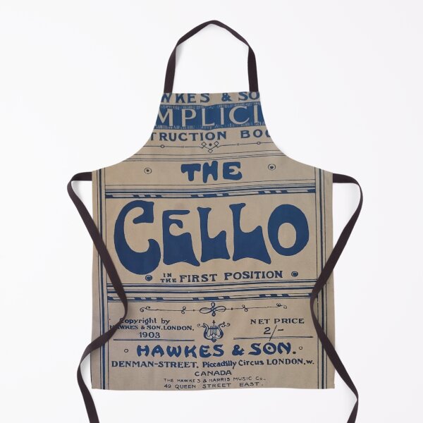 Item preview, Vintage Cello Poster Sheet Music designed and sold by KALEIDOSCOPE UK.