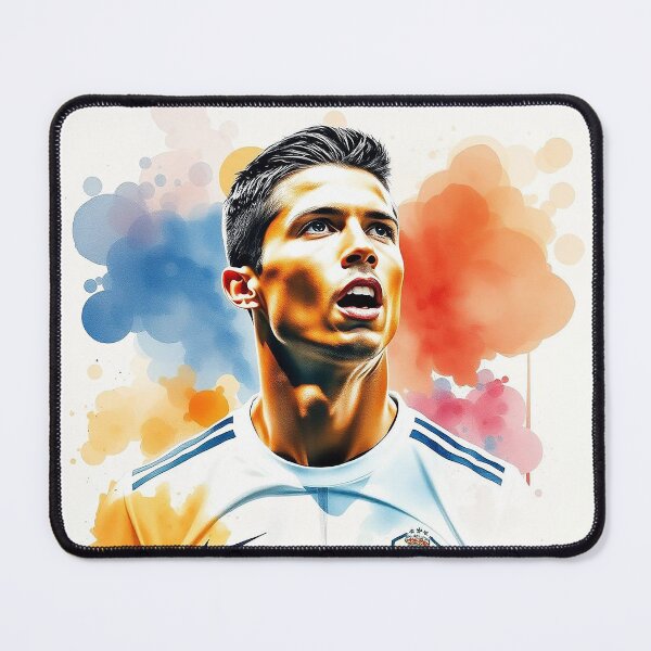Item preview, Cristiano Ronaldo Watercolor Panting  designed and sold by Juana-.