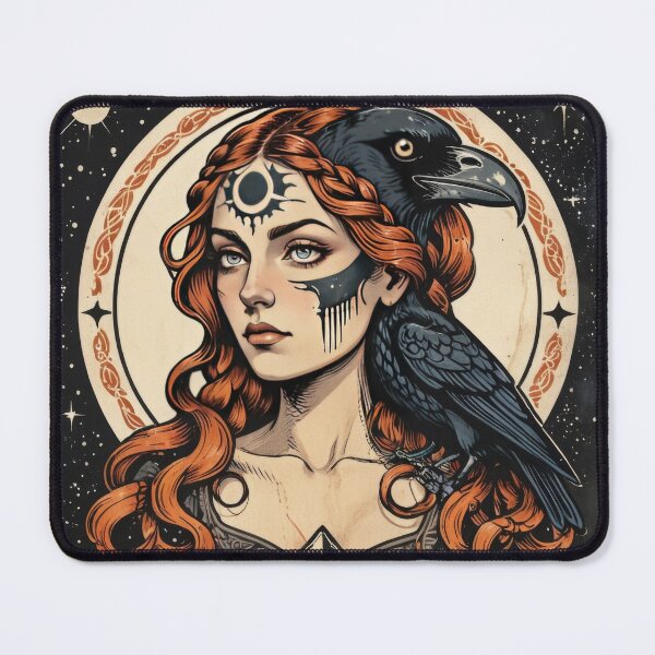 Item preview, The Girl With The Crow designed and sold by pauloss.