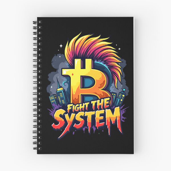 Item preview, Bitcoin Rebellion – Fight The System designed and sold by nbg2012.