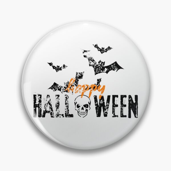 Item preview, Happy Halloween - Skull & Bats: Spooky Halloween Design | black designed and sold by cabana.space.