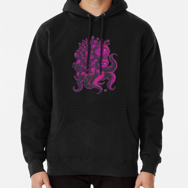 Pink Monster Pullover Hoodie