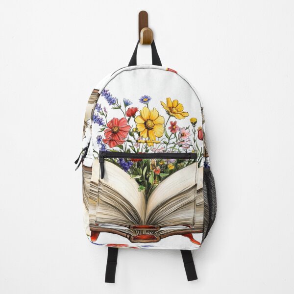 Item preview, Open Book With Flowers Pencil Art designed and sold by GrinGalore.