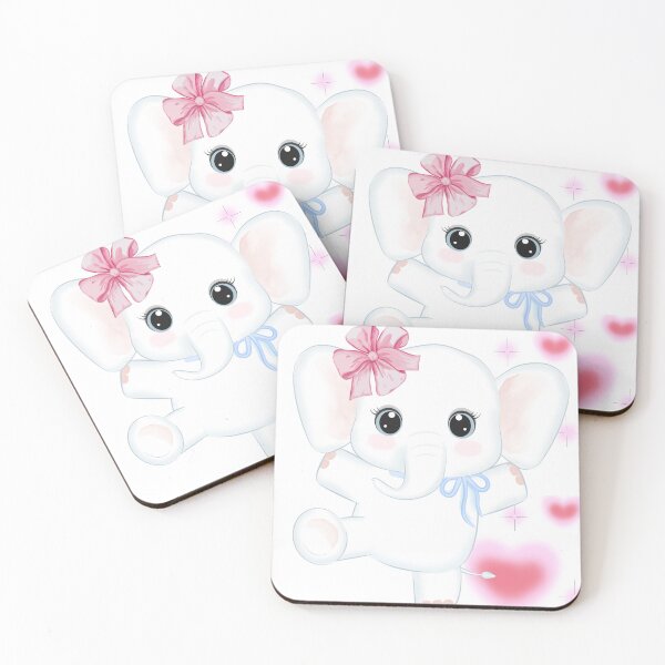 Item preview, Cute Elephant love heart   designed and sold by upupupshop.
