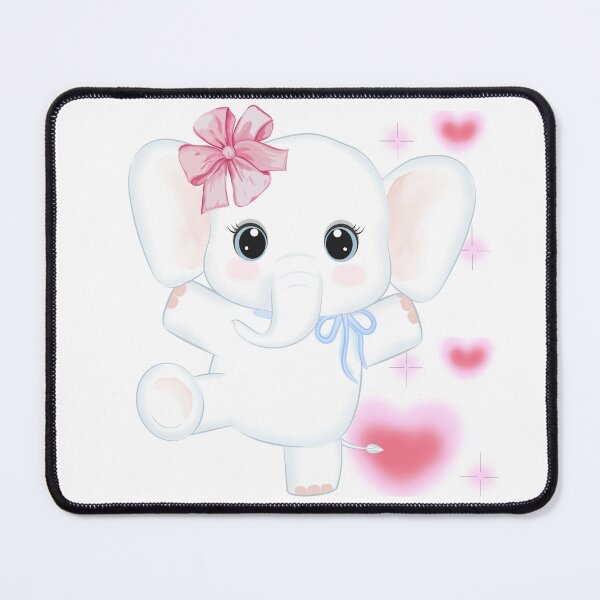 Item preview, Cute Elephant love heart designed and sold by upupupshop.