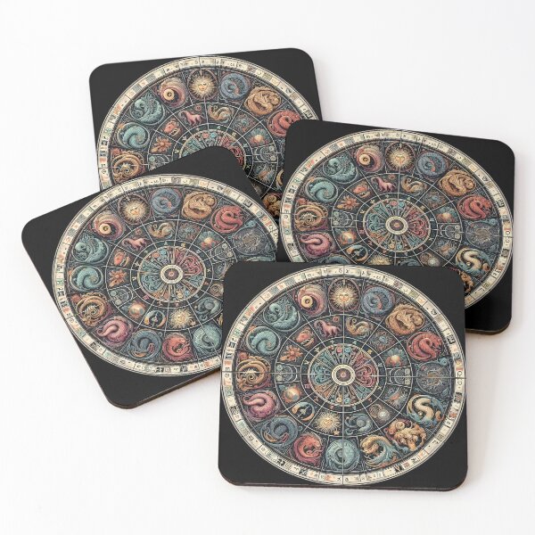 Item preview, Zodiac Wheel Reimagined designed and sold by pumsquare.